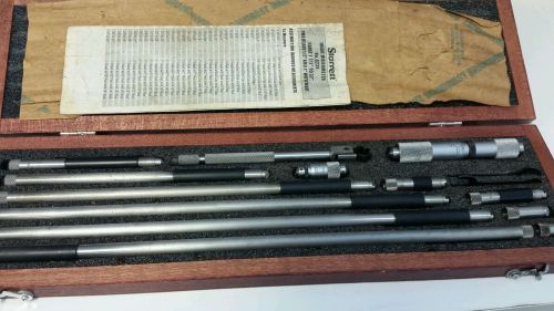 STARRETT INSIDE MICROMETER SET 1.5&#034;-32&#034;