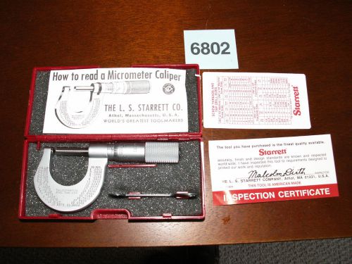 Starrett  1&#034;  Micrometer 577p edp 52607