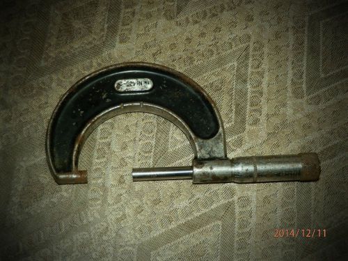 VINTAGE STARRETT 1-2  Inch MICROMETER NO 436 - USA