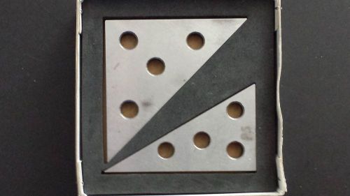 2 machinist solid angle plates for sale
