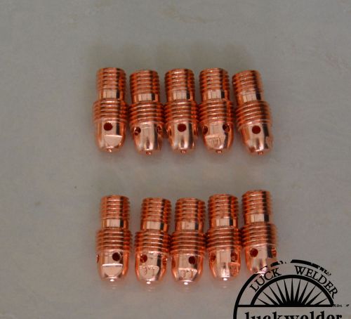 10pcs 13n27 1.6mm 1/16&#034; collet body electrodes fit wp-9 20 tig welding torch for sale