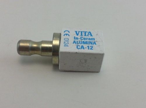 VITA In-Ceram BLANKS for CEREC! CA-12 Alumina. 1 total. 1 Notch.