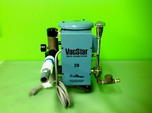 Dental air techniques vacstar 20 single wet vacuum pump system for sale