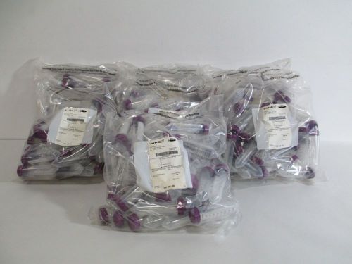 Lot 350 new vwr 21008-240 superclear 50ml centrifuge tubes w/ screw caps d270068 for sale
