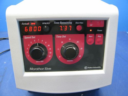 Fisher Scientific Marathon 16km Tabletop Centrifuge with Rotor &amp; 90 Day Warranty