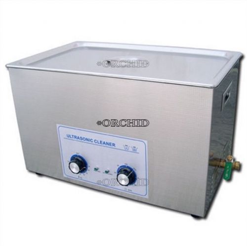 500W CLEANER ULTRASONIC JEWELERY 30L DENTAL MECHANICAL TATOO HEATER 220V WATCH