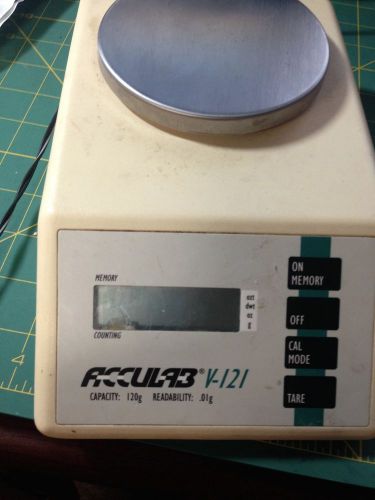 ACCULAB V-121 DIGITAL SCALE SCIENTIFIC POSTAL JEWELRY