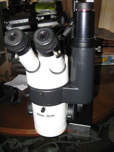 Wild Heerbrugg M3Z Trinocular Stereo Zoom Microscope w/Boom Stand
