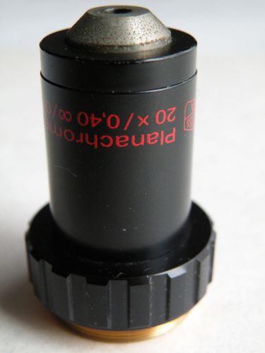 ZEISS Polarizing Microscope Planachromat objective 20x 0,40 inf./0 -A  POL (M25)