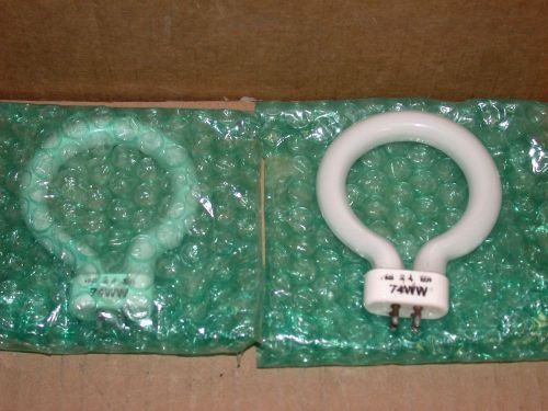 Qty (2) Microscope Ring Lamp Bulb 74WW 74B74 – NOS