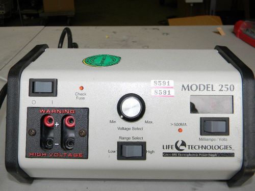 Life technologies model 250, 250v max., 500 ma max for sale