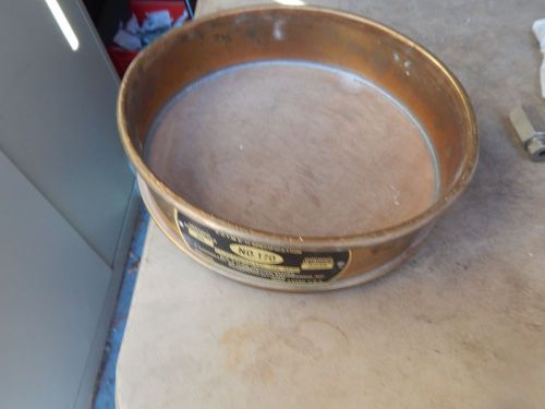 U.S.Standard Testing Sieve &#034;W.S. Tyler&#034; # 170