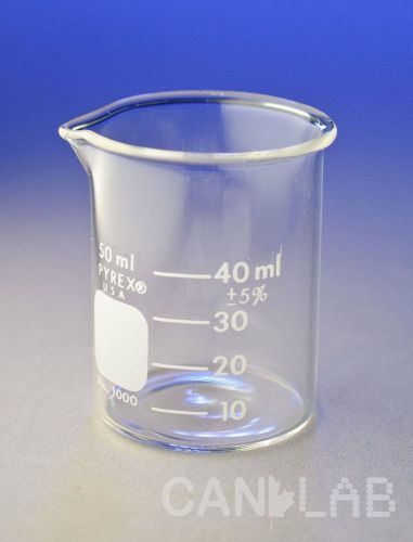 Pyrex 50mL Beaker No.1000 - New Old Stock [CL138-157]