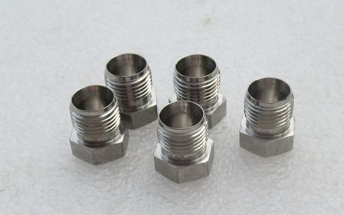 Lot of 5: Swagelok 3/8&#034; Stainless Steel Cap