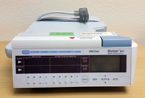 B Braun NXT Horizon IV Pump with New Battery, Patient Ready (90 Days Warranty)