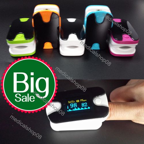 Fingertip Pulse Oximeter Finger Oxymeter Blood Oxygen SpO2 PR Heart Rate Monitor