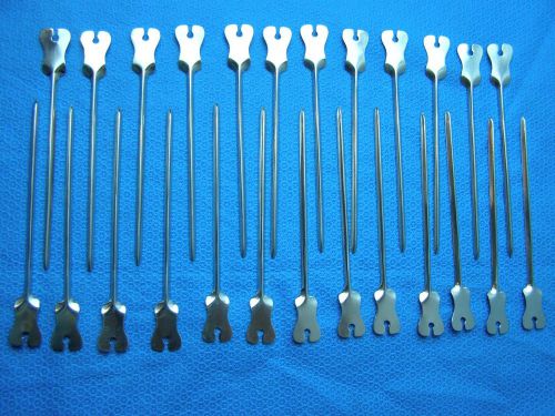 25 pieces butterfly probe 6&#034; grooved director surgical veterinary instruments for sale