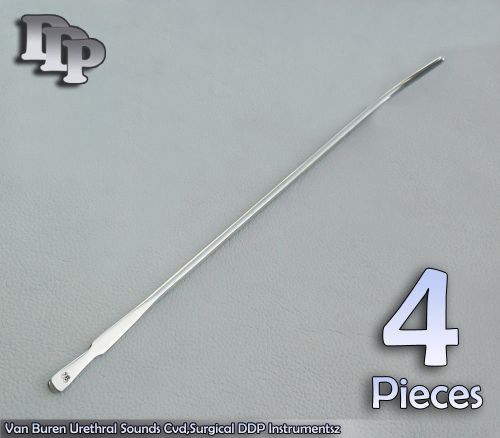 4 Pieces Of Van Buren Urethral Sounds 36 FR Cvd,Ob/Gyn Surgical DDP Instruments