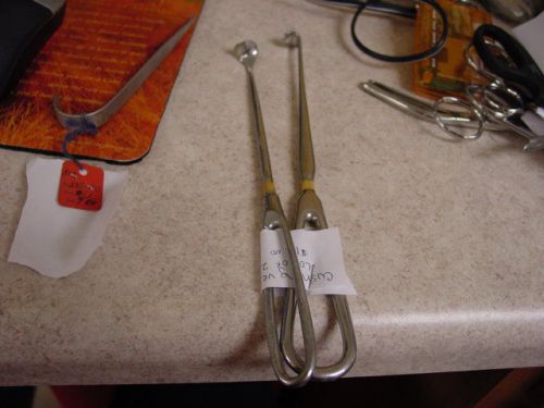 Cushing Vein Retractor Lot of 2: 8 1/2&#034; + 9&#034;