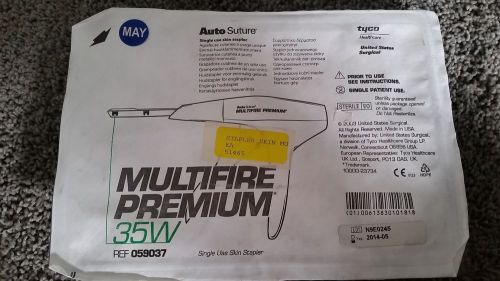 AUTOSUTURE Multifire Premium 35W, REF 059037, lot of 1.