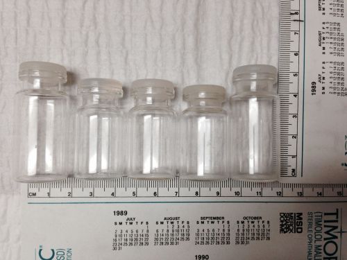 Contact lens glass vials with silicone stoppers for sale