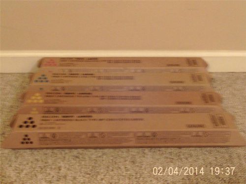 Genuine Ricoh Print Cartridges type MP C5000/5501 CYMK