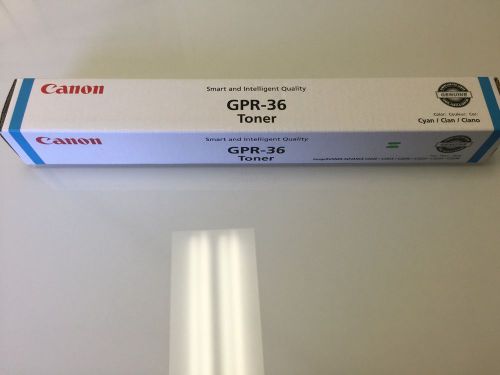 NEW OEM CANON GPR-36 CYAN TONER 3783B003AA