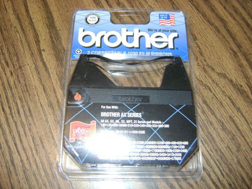 BROTHER CORRECTABLE 1030 FILM RIBBONS 1230 BLACK (NIP) 2 PACK AX SERIES