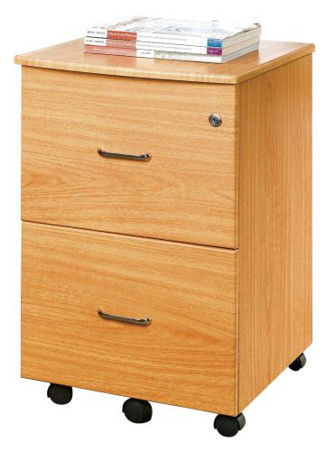 Techni Mobili Two Drawer File Cabinet OAK finish