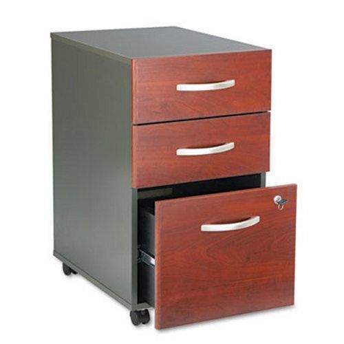 Bush mobile pedestal (b/b/f) (assembled) series c hansen cherry (bshwc24453su) for sale