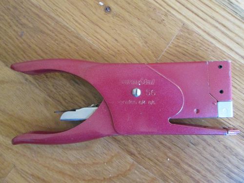 Burmetal Hand Stapler #56 Agrafes 8/4 8/6 Marque et Modele Deposes France