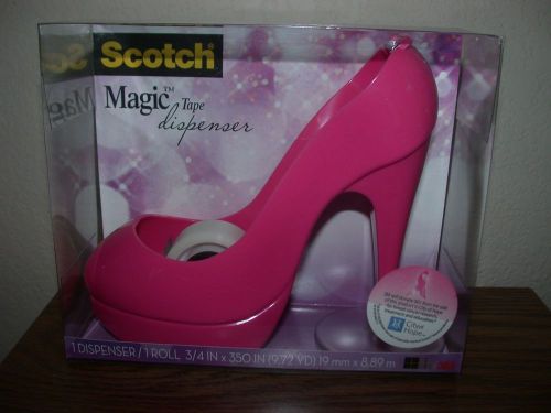 Scotch Pink  Stilletto Tape  Dispenser Free  Fast Ship!!!