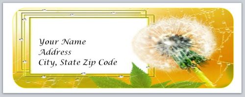 30 Flower Personalized Return Address Labels Buy 3 get 1 free (bo40)