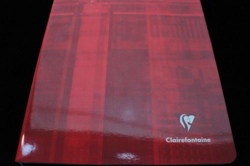 Clairefontaine staplebound notebook  8&#034; x 11&#034; graph red for sale