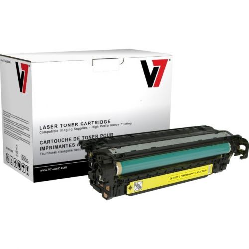 V7 TONER THY23525 CE252A YELLOW CARTRIDGE