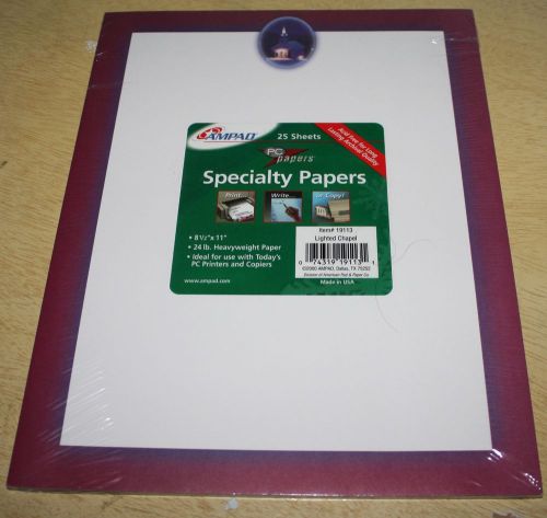 Specialty Paper (Christmas Theme) 25 Sheets 8.5x11