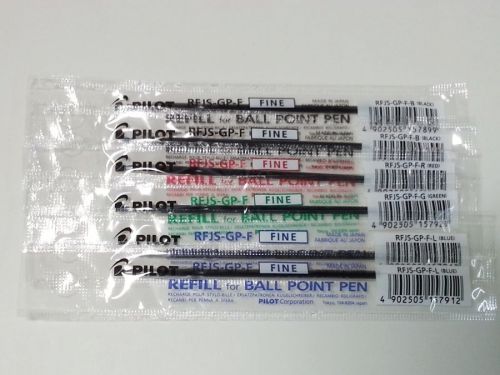 6pce Pilot Dr.Grip 4+1( 50R) Refill(RFJS-GP-F)(2bk+2bl+1r+1g)