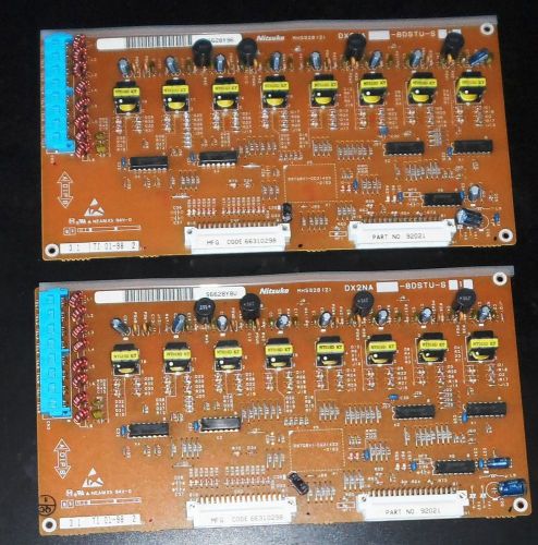 Lot of 2 Nitsuko/NEC 28i/124i DX2NA-8DSTU-S1 8-Port Digital Stn Card 92021