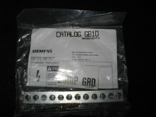 SIEMENS Ground Bar GB10 10 position (21 each) 4810293