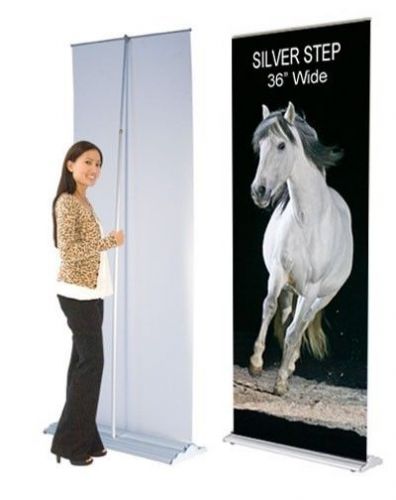 Next Day service HD Retractable Banner Stand 36&#034; with vinyl print