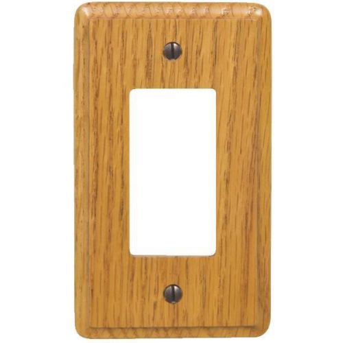 Contemporary Light Oak Decorator Wall Plate-LT OAK GFI WALL PLATE