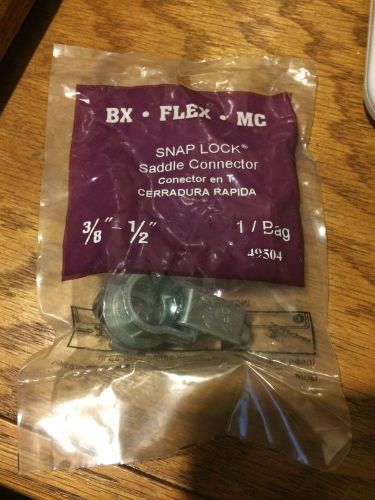 LOT of 20 SNAP LOCK BX Connector BX MC FLEX 3/8&#034;-1/2&#034; Sigma Electric-#49504