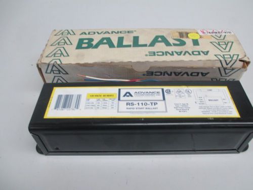 NEW ADVANCED RS-110-TP RAPID START BALLAST 120V-AC LIGHTING D232294