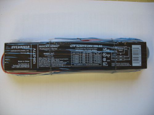 Sylvania qtp 2x32t8/unv isn-sc 2-lamp instant start t8 electronic ballast for sale