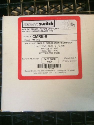 Sensor Switch CMRB6 High Bay 360* Sensor 120/277V #184CH5 NEW!! in Box Free Ship