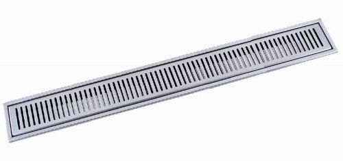 Stainless steel floor register drain 800mmx100mm , lu80 for sale