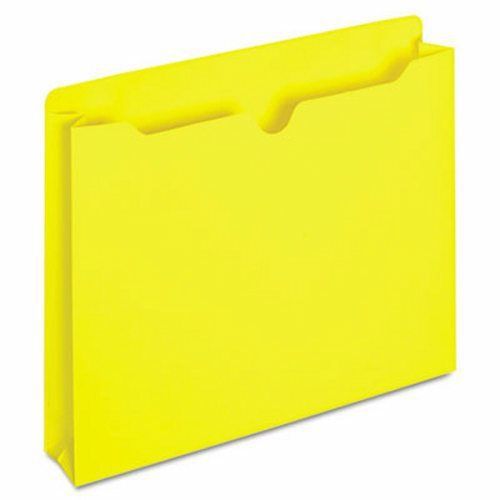 Globe-weis File Jacket, 2&#034; Expansion, Letter, Yellow, 50 per Box (GLWB3043DTYEL)