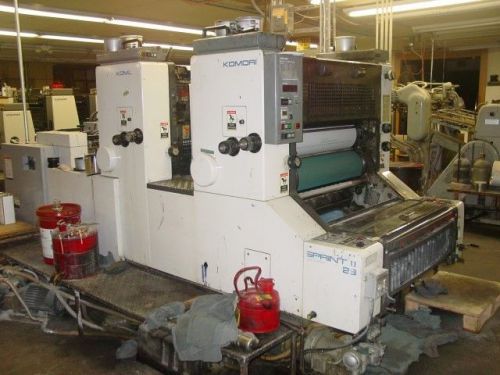 KOMORI S228, YEAR 1996, STRAIGHT PRESS- NO PERFECTOR ,TWO COLOR PRESS