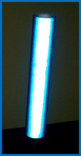 Highly reflective! bright blue graphic vinyl film + adhesive back 15&#034; x 60&#034; roll for sale