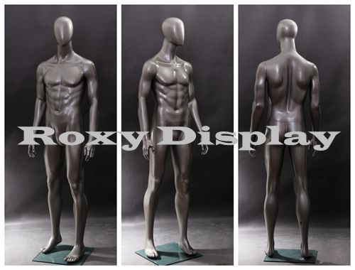 Male Fiberglass EggHead Mannequin Dress From Display #MZ-AE05X